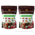 Zip lock food pouch bags stand up bag